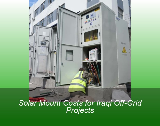 Solar Mount Costs for Iraqi Off-Grid Projects